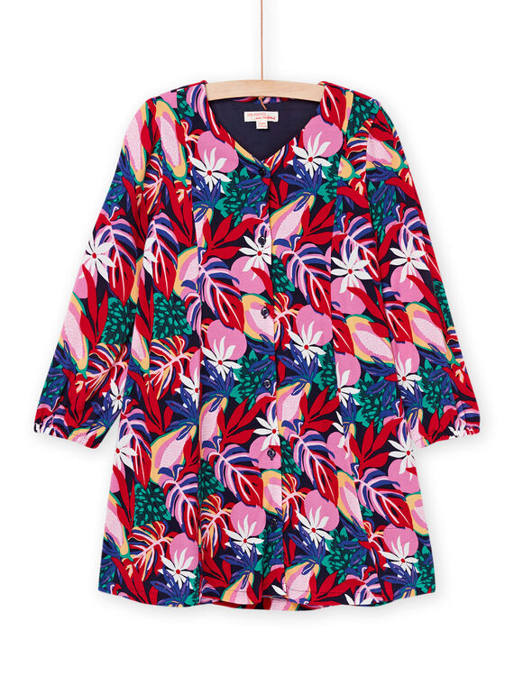 Abito con stampa tropicale RANAUROB1 / 23S901N2ROB070