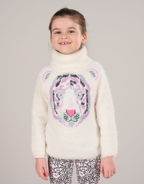Maglia con motivo tigre jacquard PAREPULL / 22W901T1PUL003
