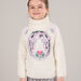 Maglia con motivo tigre jacquard