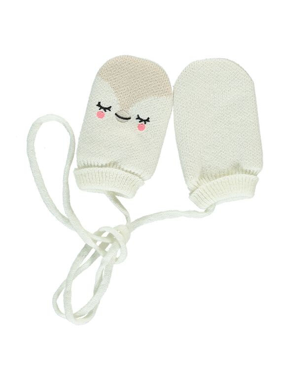 Baby girls' mittens DYIGIGAN / 18WI09N1GAN001