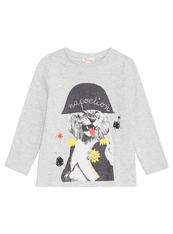 Heather grey LONGSLEEVE T-SHIRT KOJOTEE2 / 20W90237D32943