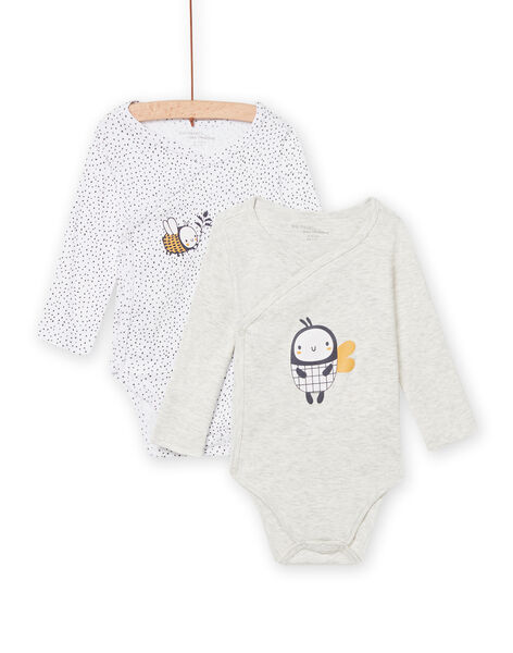 Set 2 body con motivo ape nascita bambino NOU1BOD6 / 22SF0441BDNJ920