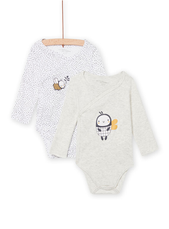 Set 2 body con motivo ape nascita bambino NOU1BOD6 / 22SF0441BDNJ920