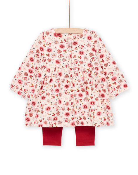 Abito maniche lunghe con stampa e leggings a tinta unita PIPRAENS / 22WG09S1ENS301