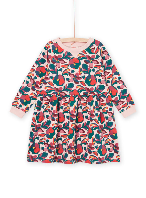 Abito felpato con stampa maxi fiore PAJOROB1 / 22W901B2ROBD319