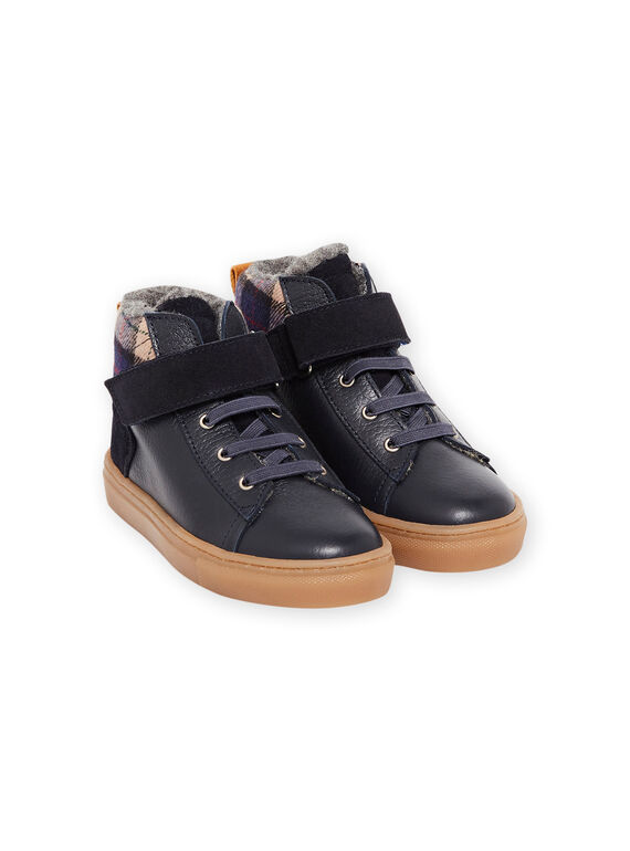 Sneakers alte imbottite navy bambino MOBASCHAUD / 21XK3681D3F070
