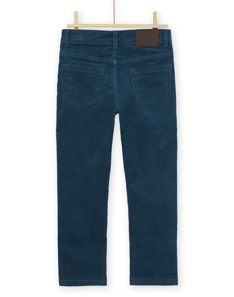Pantaloni in tela blu POJOPAVEL2 / 22W902C3PANC225