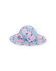 Cappello petrolio con stampa a fiori neonata NYIFICCHA / 22SI09C4CHA215