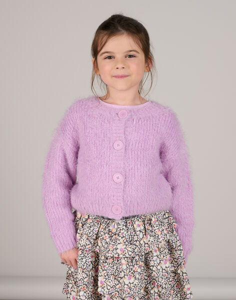 Cardigan in maglia effetto piume PARECAR3 / 22W901T3CAR320