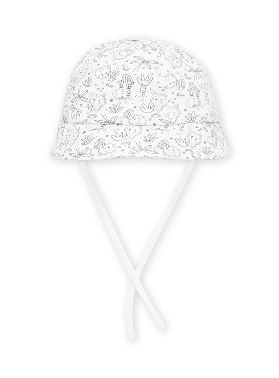 Cappello bianco con stampa fantasia ROU2BOB / 23SF41I1CHA000