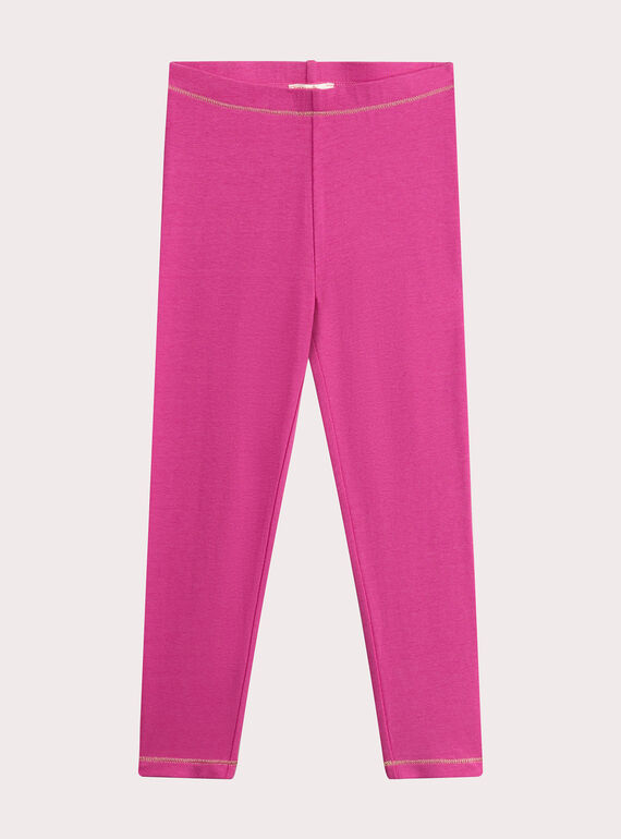 Legging rosa per ragazza  VYAJOLEG2 / 24WI01G4CAL030