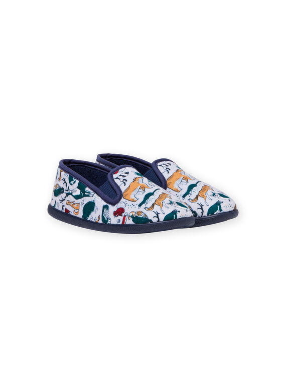Babbucce grigio melange motivo animali bambino MOPANTANIM / 21XK3622D0B943