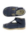 Baby boys' leather T-bar shoes CBGSALSAN2 / 18SK38W7D3H070