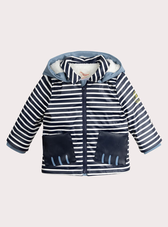  Impermeabile marinaio con cappuccio rimovibile per bambino  VUGROIMP / 24WG10E1IMPC204