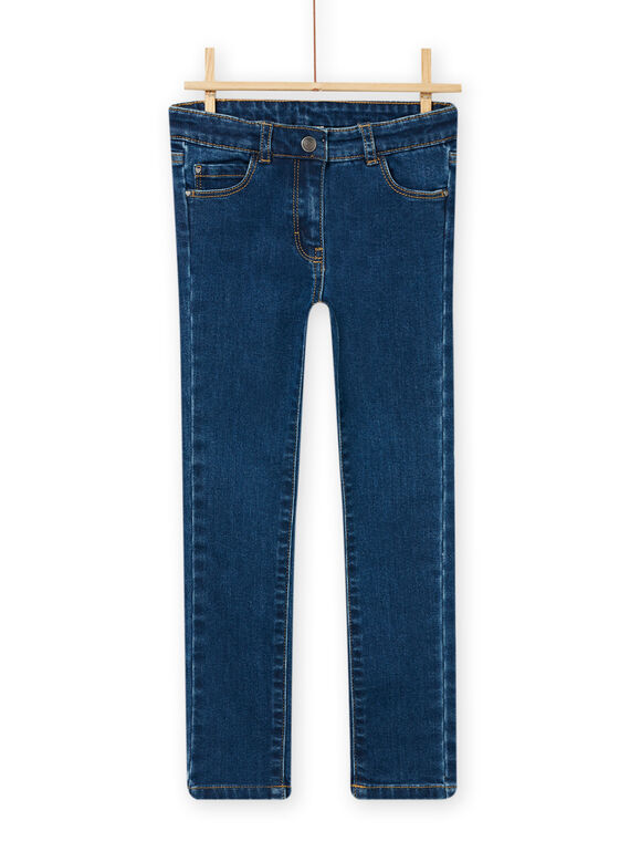 Jeans in denim blu scuro bambina NAESLIM1 / 22S90183D29P271