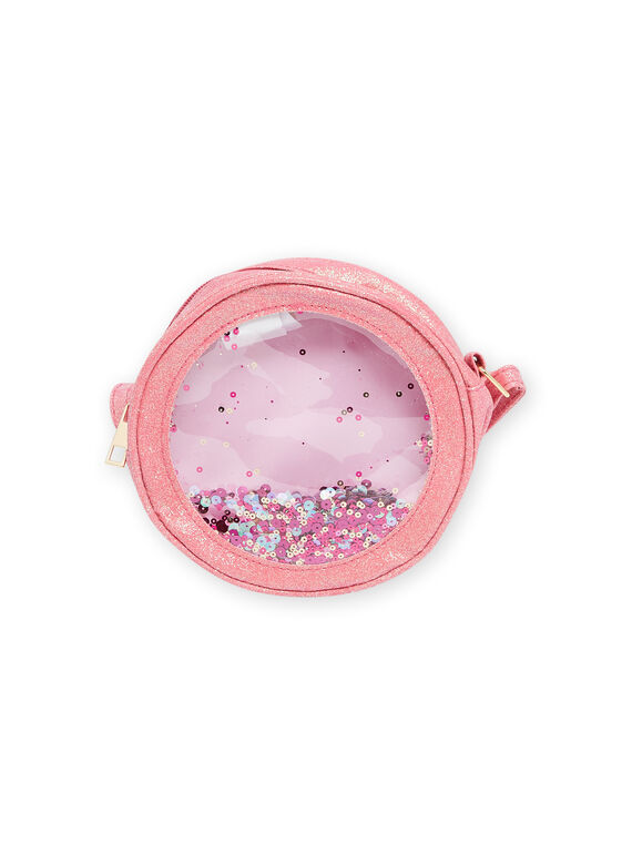 Borsa rosa con glitter bambina NYABABAG2 / 22SI0112BESD309