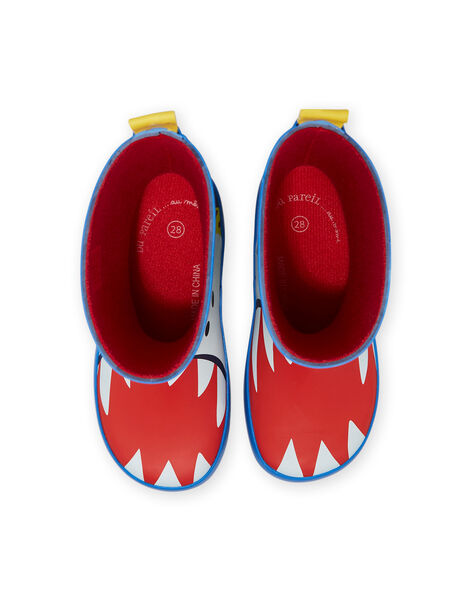 Stivali da pioggia navy con motivo tigre bambino NOPLUITIGER / 22KK3662D0C070