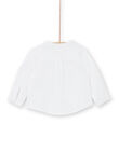 Camicia bianca neonato LUBALCHEM / 21SG10O1CHM000