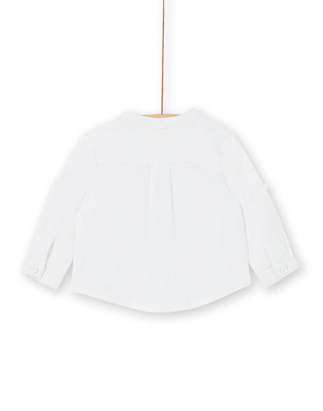 Camicia bianca neonato LUBALCHEM / 21SG10O1CHM000