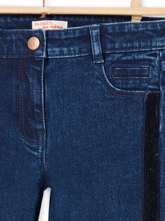 Jeans con fasce glitterate bambina MATUJEAN / 21W901K1JEAP274