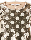 Abito con stampa a pois e paillettes RASOROB2 / 23S90121ROBK008