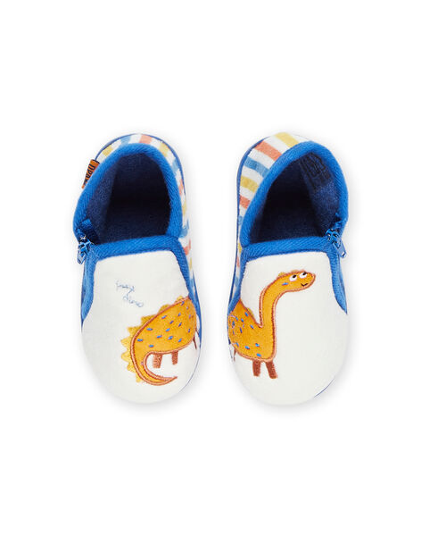 Babbucce stivaletti con stampa dinosauro e cerniera PUPANTDINO / 22XK3843D0A080