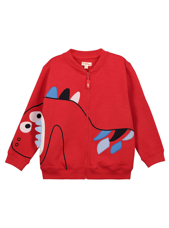 Cardigan con cerniera fantasia bambino FOTOGIL / 19S902L1GILF505