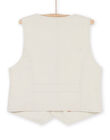 Gilet corda in lino ROSOGIL / 23S90221GSM811