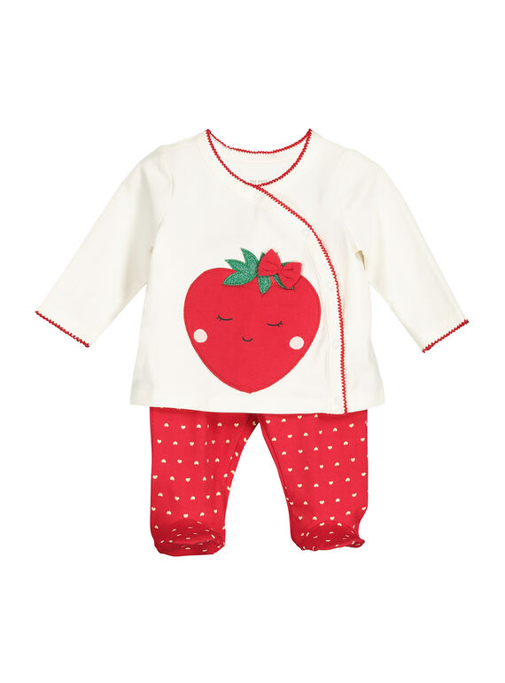 Pigiama in cotone neonata FEFIPYJFRA / 19SH1391PYJ001