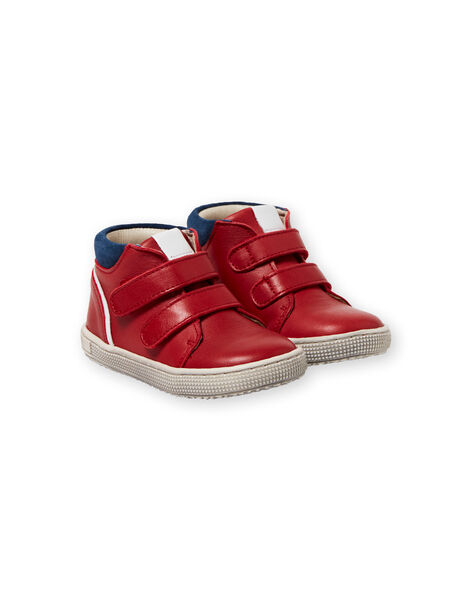 Sneakers rosse e navy neonato LBGBASRED / 21KK3831D3F050