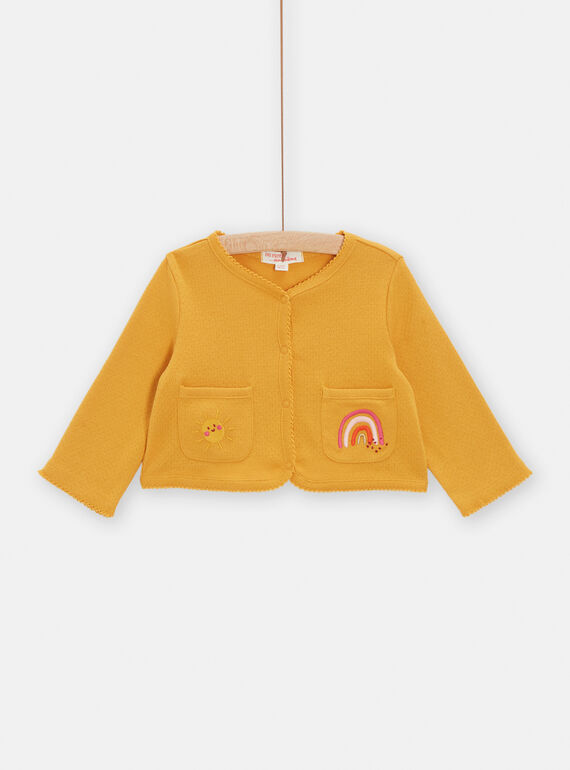 Cardigan miele neonata TILICAR / 24SG09T1CAR107