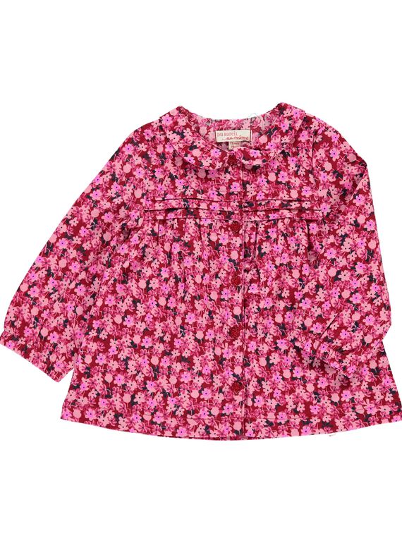 Baby girls' Peter Pan collar blouse DIROUCHEM / 18WG0921CHE099