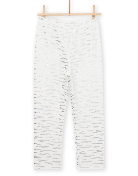 Pigiama t-shirt e pantaloni in velluto con stampa gatto PEFAPYJGER / 22WH1139PYJ001