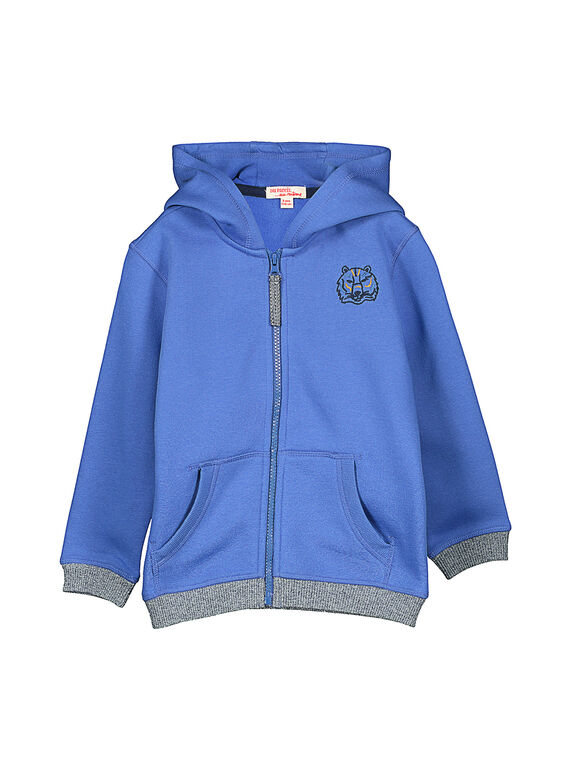 Felpa con cerniera e cappuccio bambino FOJOJOH4 / 19S902Y4D33C212