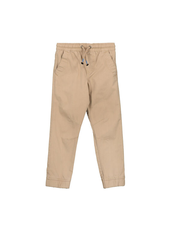 Pantaloni in tela beige bambino FOJOPANT4 / 19S90238D2BI807