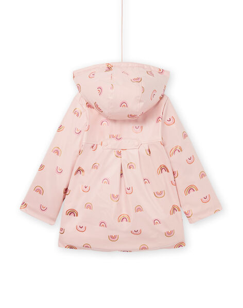 Cappotto impermeabile con cappuccio e stampa arcobaleno PALEOIMPER / 22W901F2IMPD319
