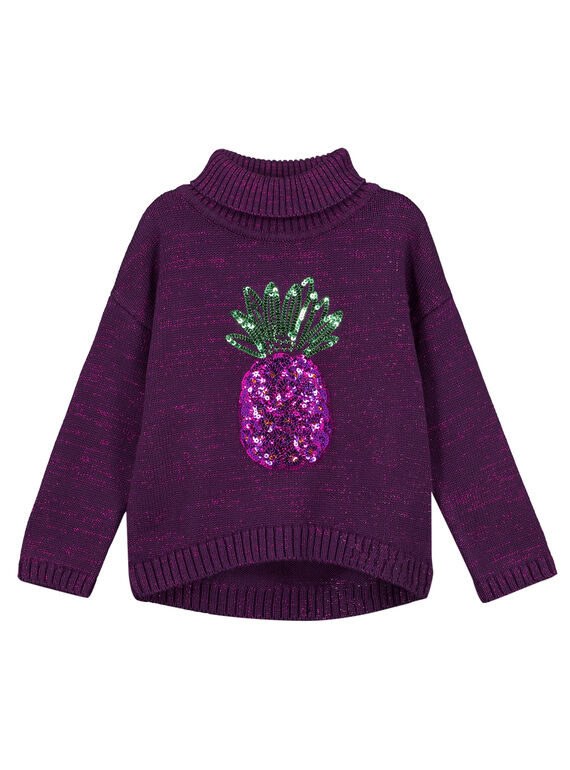 Maglia collo alto lurex GAVIOPULL / 19W901R1PUL708