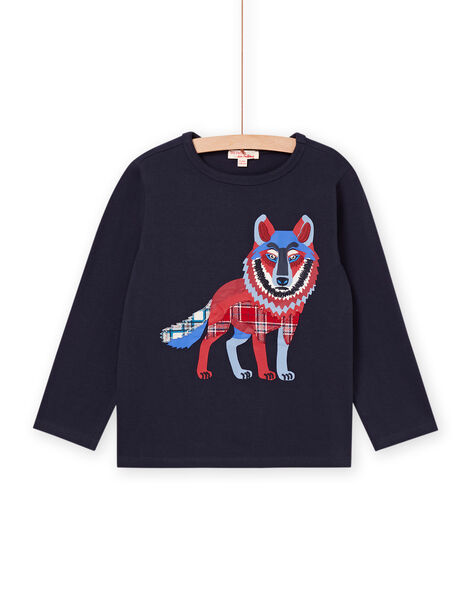 T-shirt con stampa lupo POGOTEE1 / 22W902O5TML705