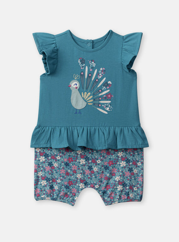 Pagliaccetto fantasia per bambina TEFIGRELIB / 24SH1351GRE209