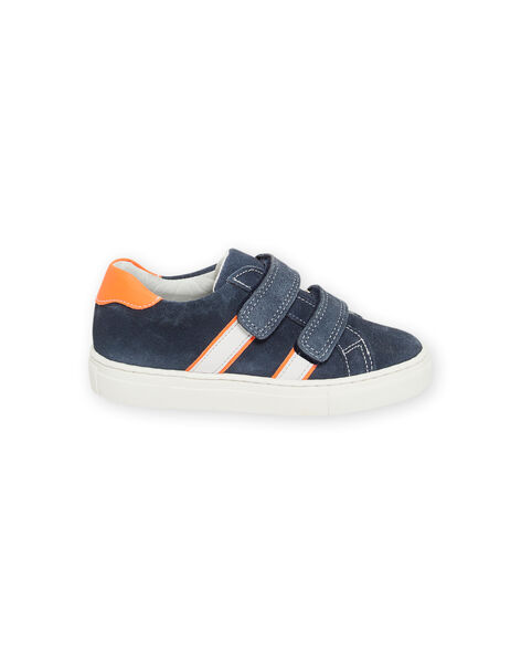 Sneakers blu con dettagli fluo bambino NOBASCOME / 22KK3633D3FC201