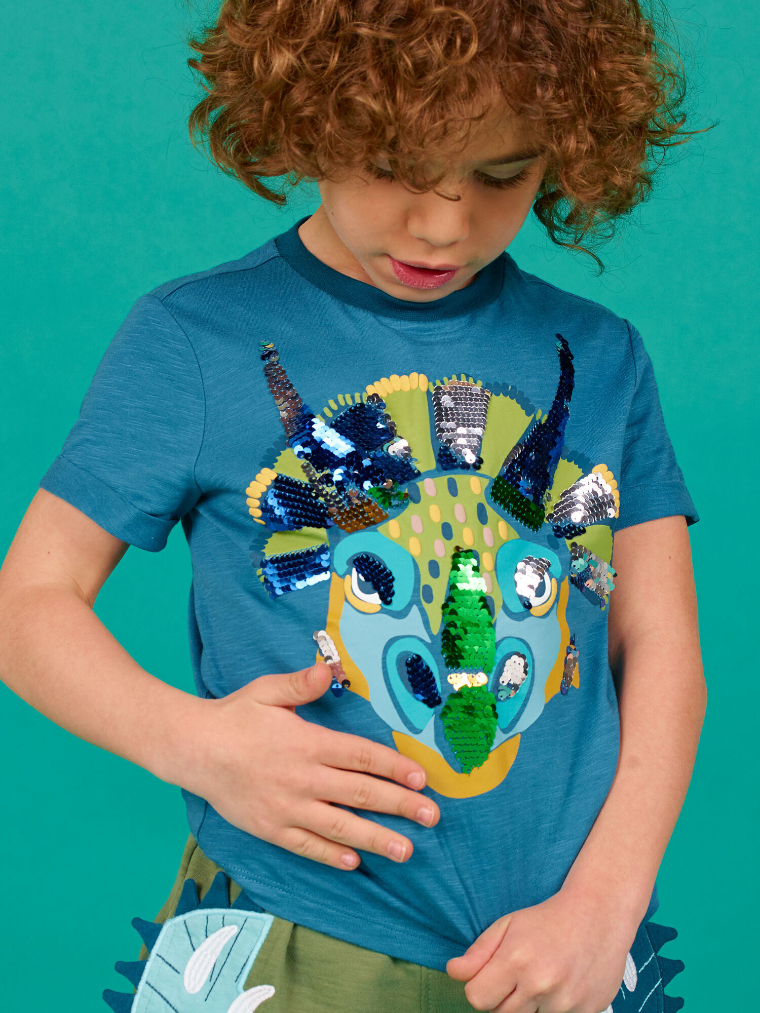 T shirt blu shop bambino