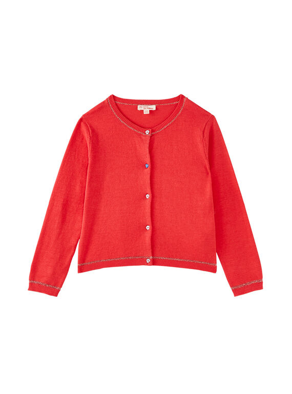 Cardigan maniche lunghe tinta unita JACEACAR / 20S901N1CARF506