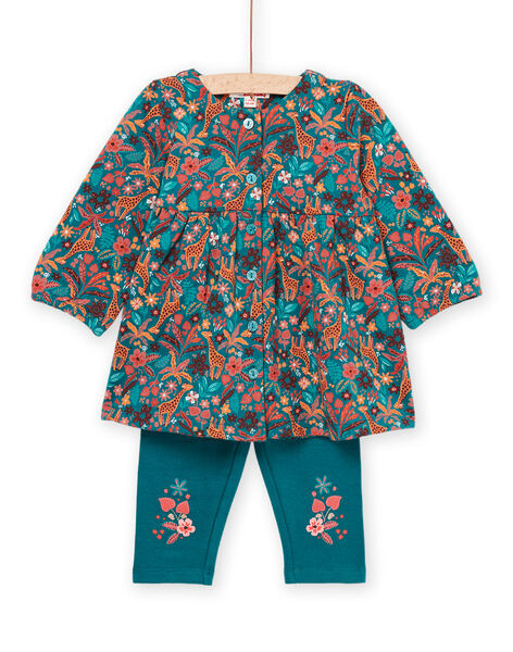 Abito e leggings con stampa a fiori PIPRIENS / 22WG09P1ENS714