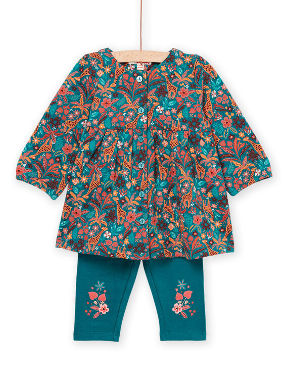 Abito e leggings con stampa a fiori PIPRIENS / 22WG09P1ENS714
