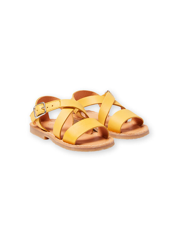 Sandali gialli neonata LBFSANDSUN / 21KK3758D0E010