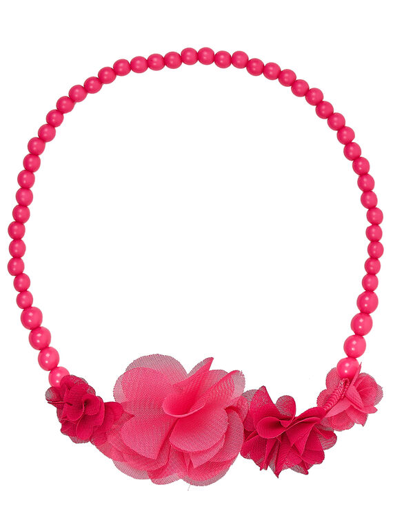 Collana perline + fiori al centro sul davanti JYAWECOU / 20SI0191CLI304