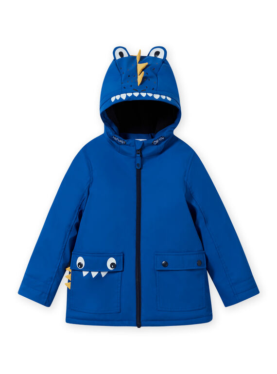 Impermeabile blu con motivo coccodrillo bambino MOGROIMP2 / 21W90252D59217