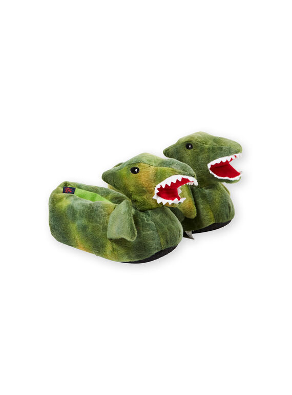 Pantofole 3D verdi dinosauro bambino KGBOOTSAUR / 20XK3681PTD600