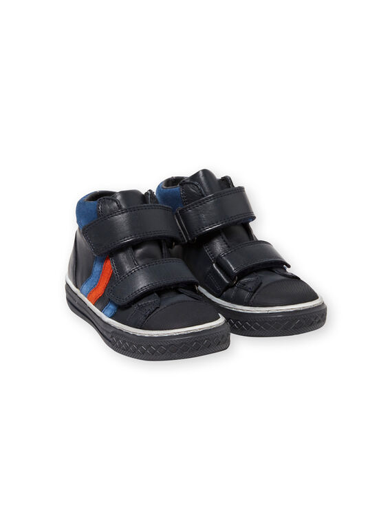 Sneakers navy e rosse bambino DGBASDEV / 18WK36TBD3F070
