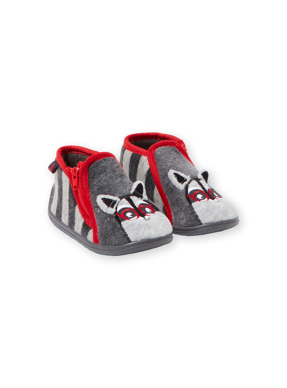 Pantofole grigie neonato GBGBOTRAT / 19WK38Z1D0A940